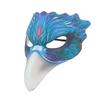 PU-Leder Tier-Cosplay-Maske mit elastischem Gürtel Leder Vogel Adler Maske Bühnenaufführungs-Requisiten
