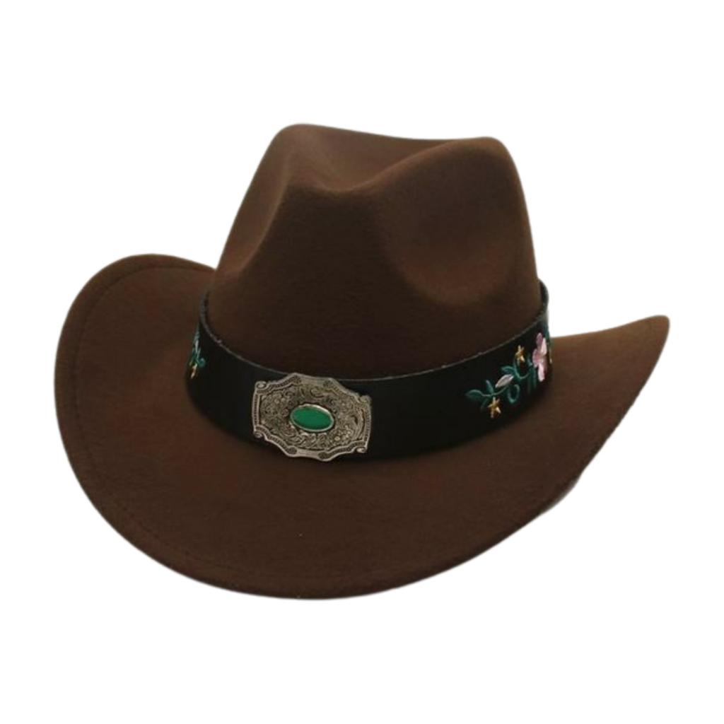 Direct Supply Top Hat Outdoor Retro Jazz Hat Vacation Travel British Style Western Cowboy Hat