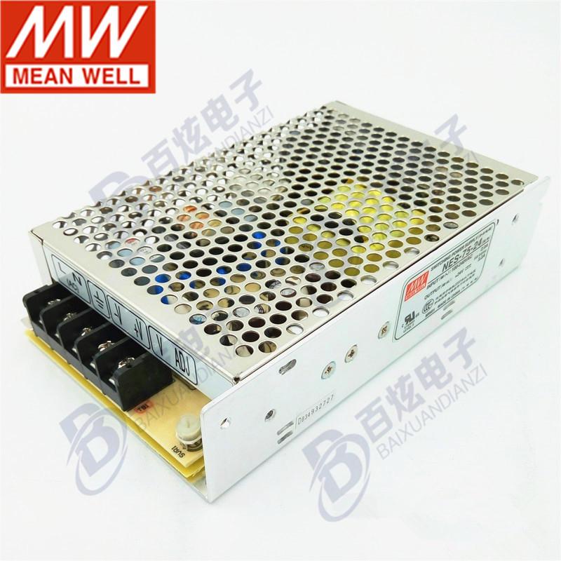 Mingwei NES-75-24 77W 24V 3.2A Economical Switching Power Supply for RS/LRS Series