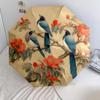 Chinese Style Pattern, Automatic Folding Umbrella, Portable and Foldable Design, 8 Ribs, a Christmas or Birthday Gift.