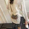 Retro Canvas Shoulder Bag For Women With Chain Strap And Zip Closure For Daily Use