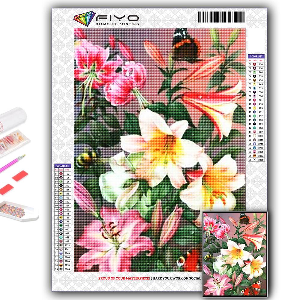 5D DIY teemantmaal Ristpistes maastik ja lilled Teemanttikandid Mosaiik Seinakunst Kodukaunistus
