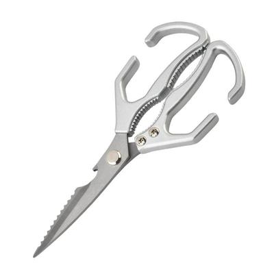 Küchenschere aus Edelstahl Scharfe gezahnte Klingen Ergonomischer Griff zum Schneiden von Fleisch Gemüse Meeresfrüchten