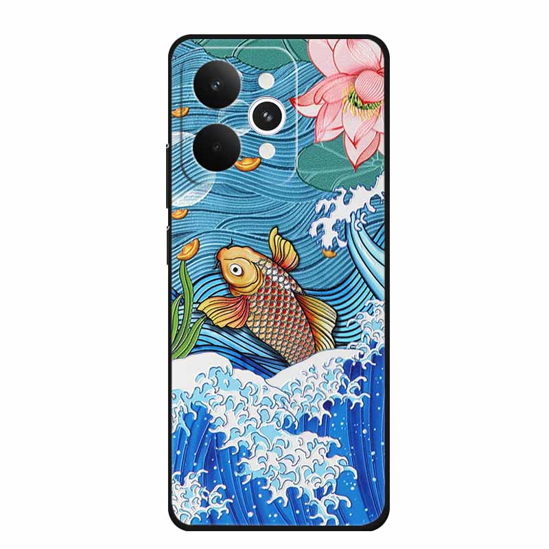3D Emboss Case For Realme 15 Pro Phone Case Realme15 Pro Flowers Silicone Soft Coque Funda For Realme 15 Pro Back Cover Case Bag