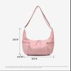 Casual Style Nylon Women'S Shoulder Bag Lightweight Soft Single Shoulder Backpack Large Capacity Tote Bag Casual Outing Shopping