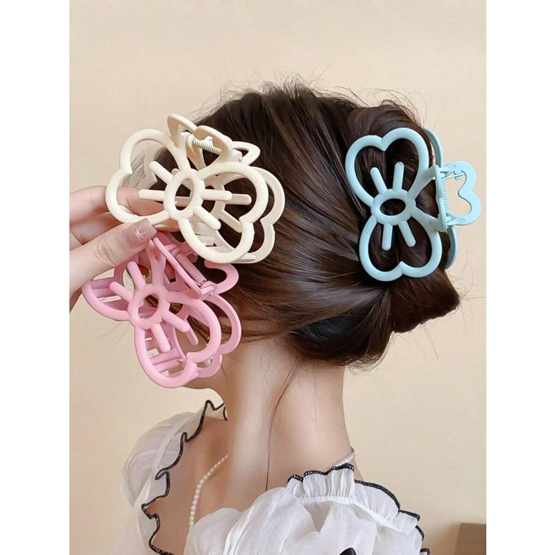 New Candy Color Cat Bow Hair Clip Plastic Claw Clip Fashion Crab Hair Clip For Girls Sweet Hair Claw Women Hair Accessories