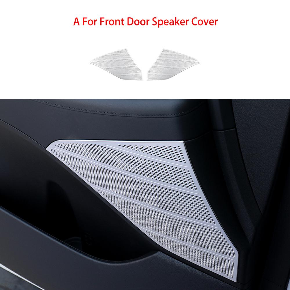 For Hyundai Palisade 2020-2026 Car Tuning Stainless Steel Stainless Steel Auto Door Speaker Cover Trim Car Interior Parts