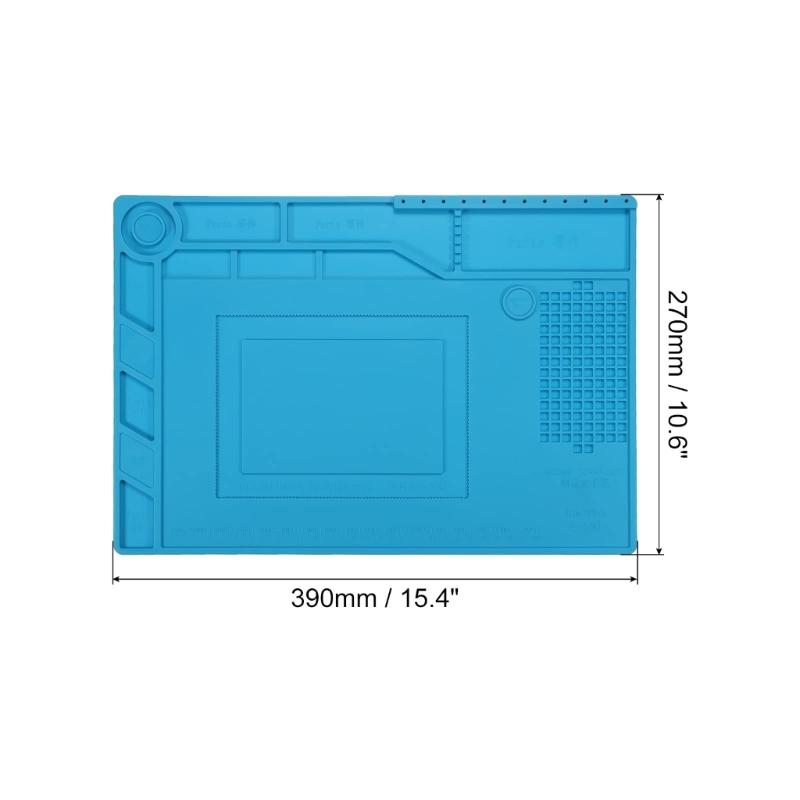 Magnetic S150 Heat Insulation Mat Large Silicone Soldering Pad for Electronic Repair Workstation Anti Static Pad