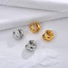 2026 Luxury Snake Head Huggie Earrings Vintage Micro-Paved Zircon Gold Plated Animal Jewelry for Women