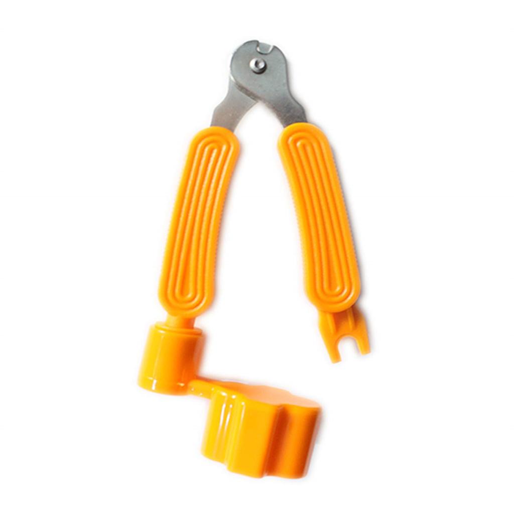 Guitar String Winder String Cutter Bridge Pin Puller 3 IN 1String Peg Winder Guitar Repair Tool Black