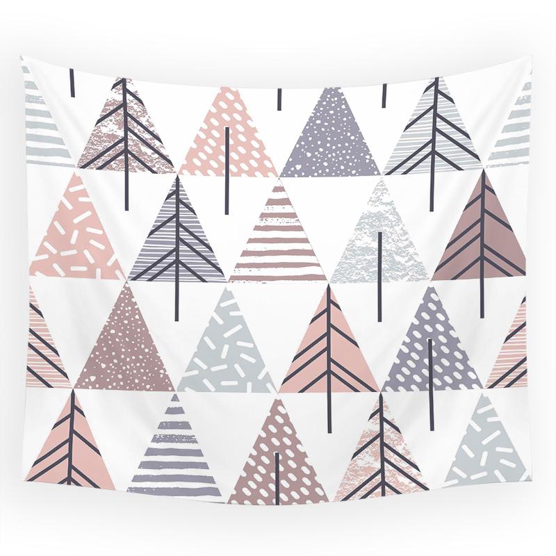 Home Decor Tapestry Christmas Snow Psychedelic Print Tapestry Wall Living Room Room Decor Background Fabric Tapiz Navideño