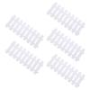 5Pcs Plastic Garden Fence White Edgings Decorative Landscape Panels for Outdoor Lawn Patio Yard Garden Protective Border