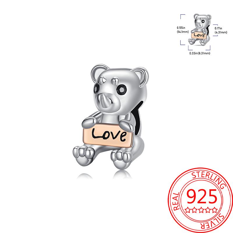 Copper Metal Charm Bead Component Bead Component Crown Lion Frog Charm Bead Component Compatible With Bracelet High Quality Fine Jewelry Authentic