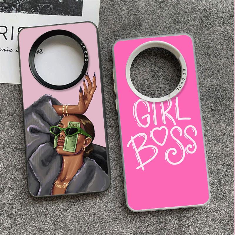 Girl Boss Lady Pink Soft Phone Case for Xiaomi Redmi Note 13 14 15 Pro Plus 12S 12 11S 11 11T 10S 10 Shockproof Cover Back Shell
