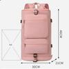 Large Capacity Women Shoulder Travel Backpack Dry Wet Separation Zipper Sports Yoga Luggage Bags with Shoe Compartment