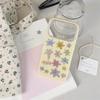 Colorful Glitter Lily Flower Phone Case for iPhone 17, 16 Pro Max, 15, 14 - Women's Minimalist Design