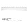 Mahjong Rack with Detachable Magnetic Pusher, Scalloped Acrylic Mah Jongg Tile Holder & Pusher Set, American Mahjong Accessories