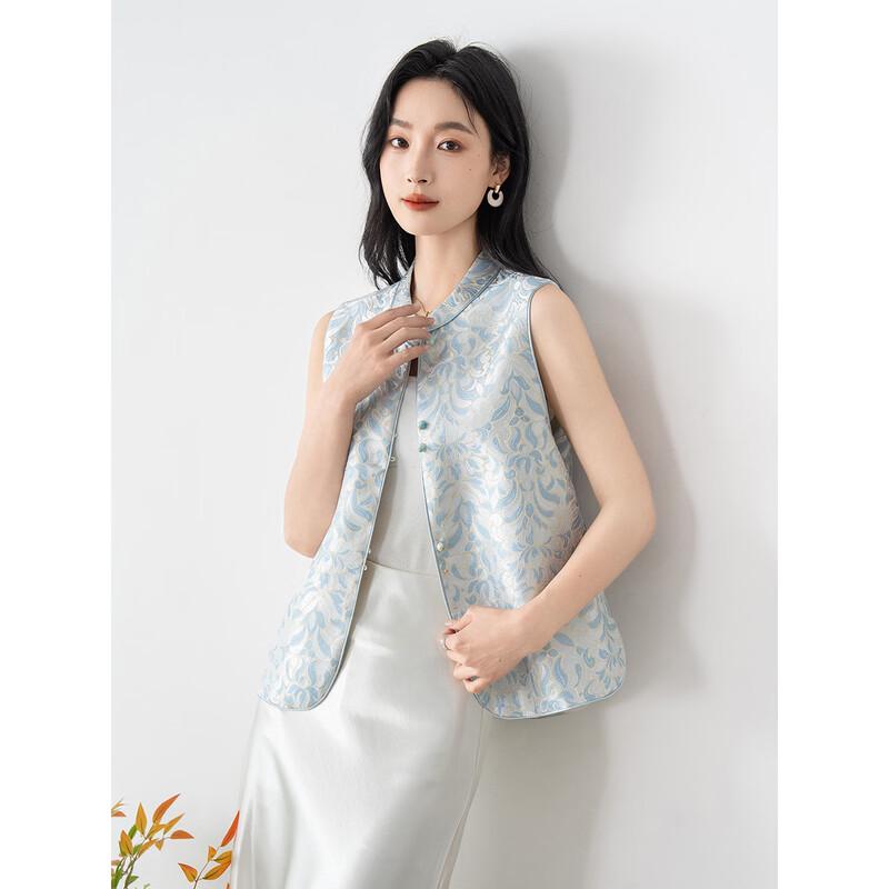 Aiyilian Women s New Chinese Embroidered Vest