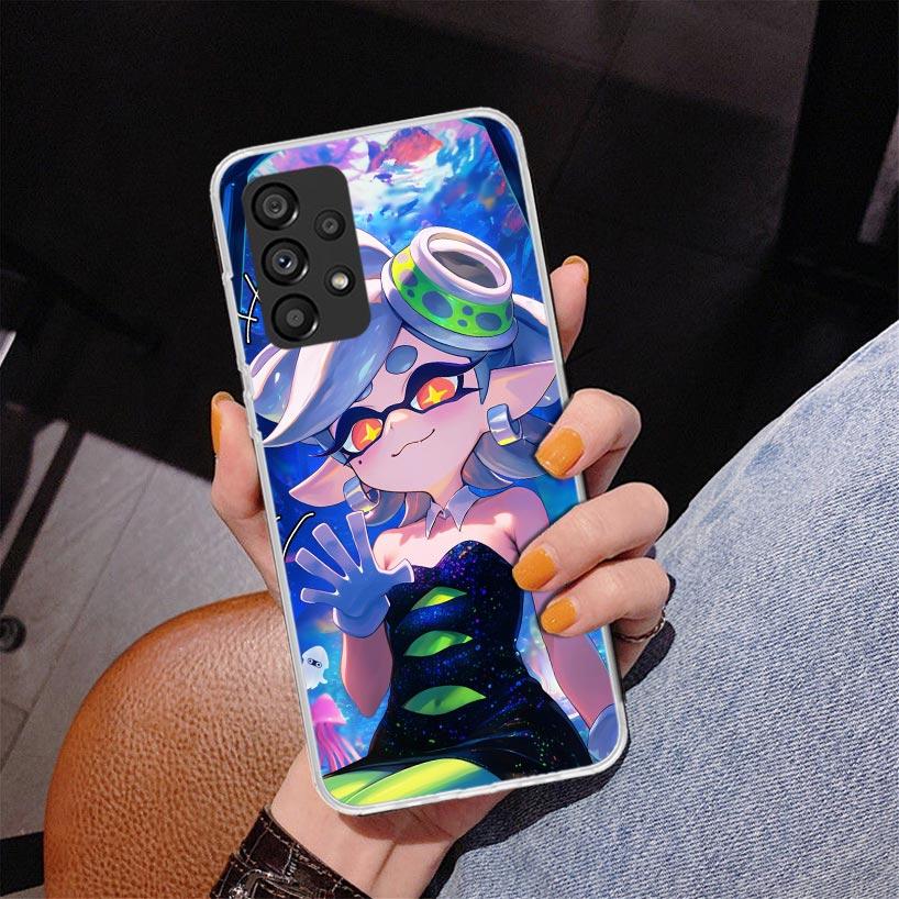 Game S-Splatoons Phone Case For Samsung Galaxy A52 A32 A22 A12 A51 A31 A50S A30S A20S A10S Note 20 Ultra 10 Plus S10 A72 A71 Gal