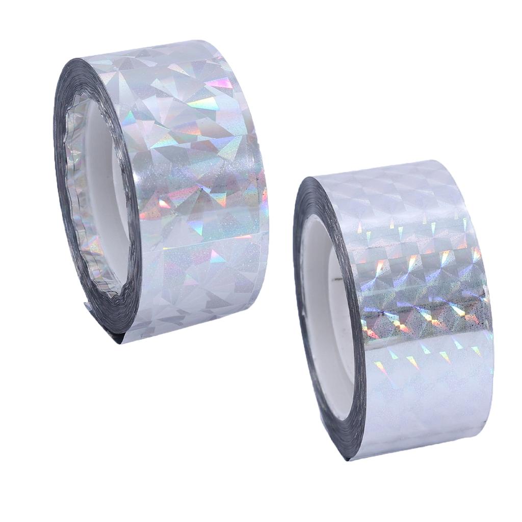 Bird Repellent Scare Tape  Double-sided Laser Pest Control Scarer Birds Repeller Flashing Anti Ribbon Pigeons Crow Keep Away