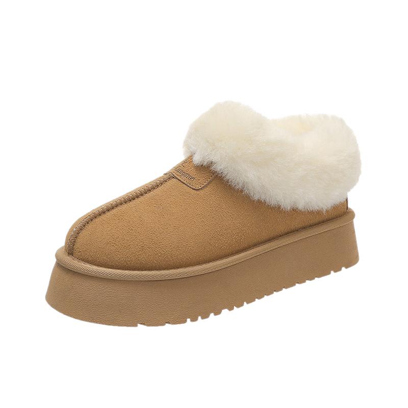 

Мода 2025 Новые Снежные Ботинки Стиль Короткие Мини Зимние Угги Женские Шерстяные Ботильоны Меховая Подкладка Щиколотка Теплые Плоские Туфли 38 оранжевый