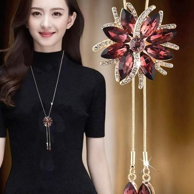 Luxury Pearl Long Sweater Necklace: Versatile Autumn/Winter Fashion Pendant