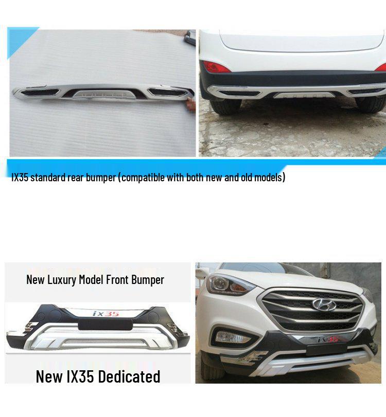 Hyundai ix35 Stoßstangenschutz (2010-2017): Spezifische Vorder- und Hinterradmodifikationen