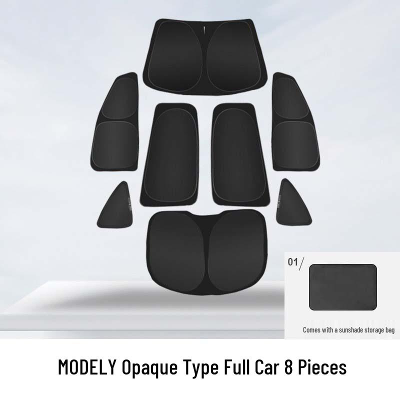 Tesla Model Y Camping Sunshade: New Opaque Privacy Window Curtain