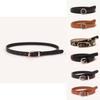 Snake Print Belt Combo Pack With Alloy Buckles For Elegant Daily Use