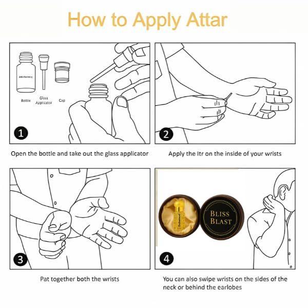 Attar Dubai Oud 6ml – Long Lasting Arabic Perfume Oil – Unisex Attar – Exotic Middle Eastern Fragrance – Alcohol-Free Pocket Size
