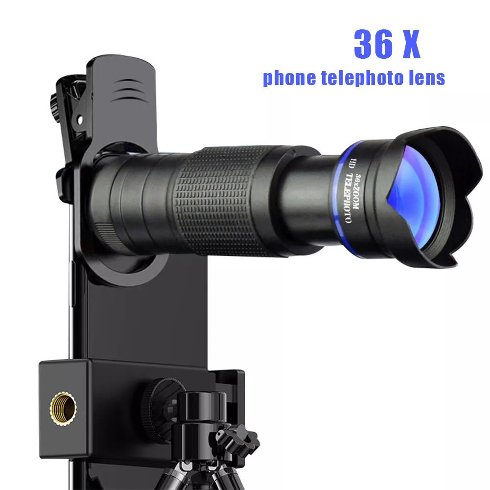 36x Telephoto Mobile Phone Camera Lens Multi Element Compact Universal Easy Install Zoom Lens Premium Smartphone Camera Lens