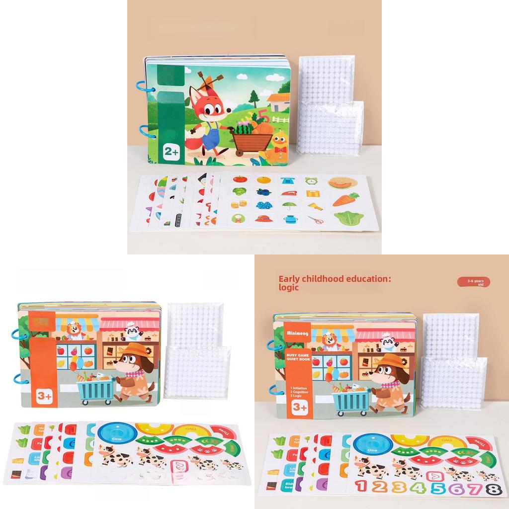 Wooden Tearing Book For Baby And Toddler Educational Play Toy For Early Learning