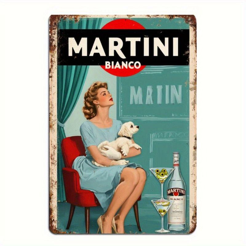 Pitture decorative in metallo a tema vino vintage per bar, ristoranti, cucine, rastrelliere per vino