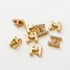 18mm 14K 18K Gold Plated Brass Round Connector for Necklaces Bracelet Clasps Diy Jewelry Making Supplies Findings