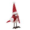 Christmas Plush Bird Decorations With Hat Scarf Bird Statues Bird Figurine Festival Home Decoration Festival Ambiences