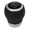 6 Speed Gear Shift Knob Manual Transmission Artificial Leather Replacement for Subaru Black