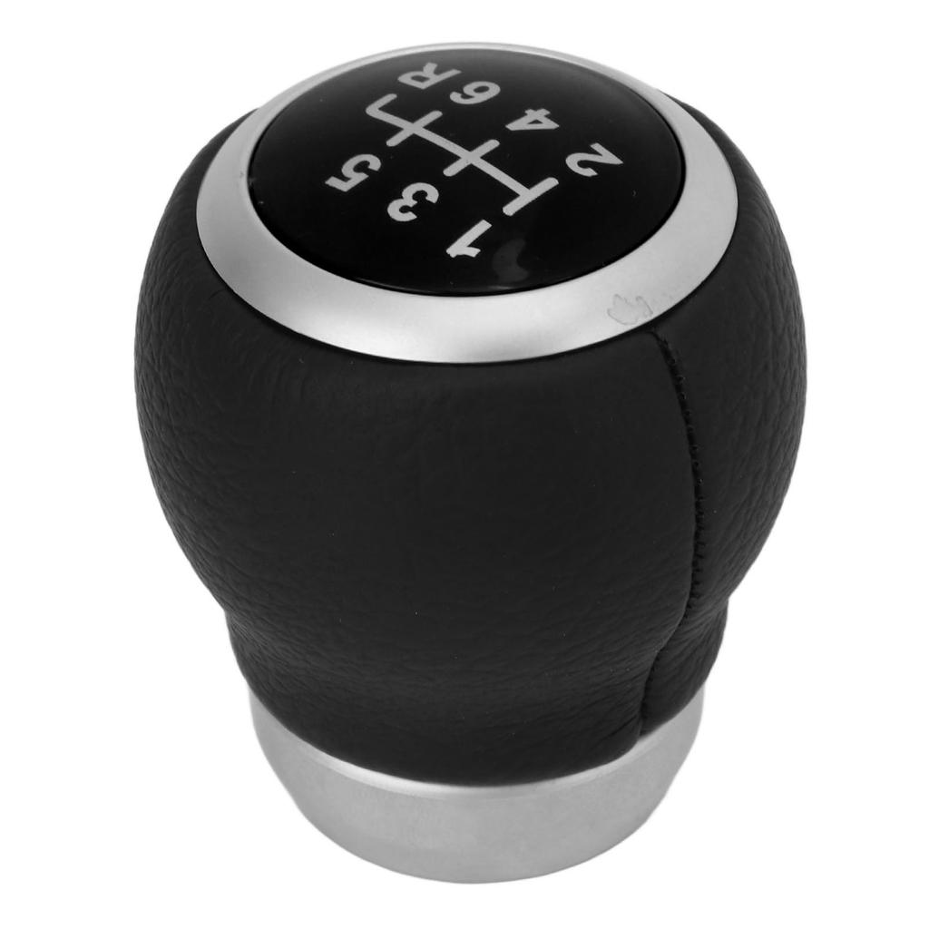 6 Speed Gear Shift Knob Manual Transmission Artificial Leather Replacement for Subaru Black