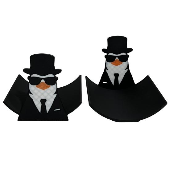 Penguin Toilet Roll Holder Funny Penguin Gentleman Toilet Paper Holder 3D Printed Freestanding Paper Towel Holder for Bathroom Kitchen Decor