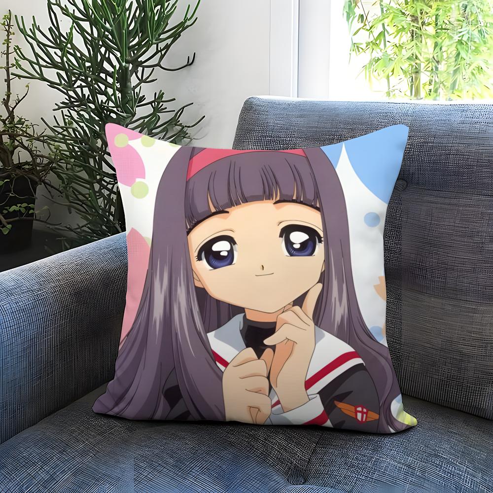 POPULAR C-CCardcaptor SSSakuraS Cushion Cover Comfortable Reversible Pillow Cover Ideal for Car Sofa Bedroom & Beyond