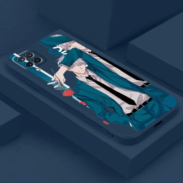Giappone Anime Jujutsu Kaisen Per Il Caso di Samsung Galaxy A50 A01 A70 A11 A21s A71 A03s A31 A02 A51 Piazza Liquido armatura Soft Cover