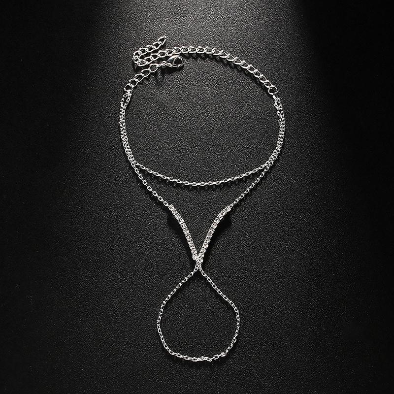 

Ретро простые варежки браслет на палец ювелирные изделия для женщин бохо V-образный браслет аксессуары для рук подарочные ювелирные изделия серебряный