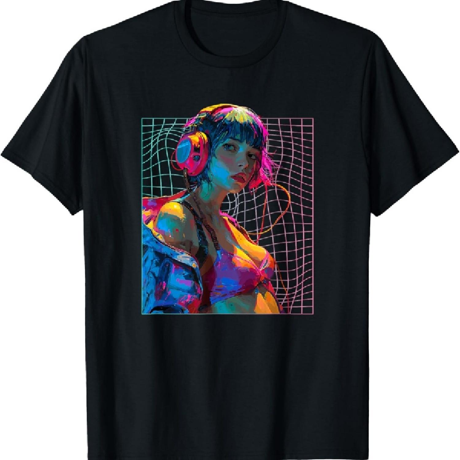 

Anime Manga Cyberpunk Aesthetic Harajuku T-Shirt XXXXXL