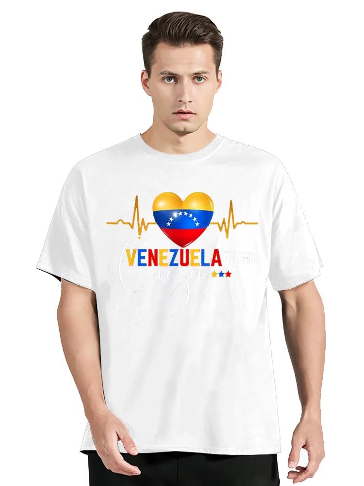 Pride Of Venezuela Printing Graphic T-shirt Funny Summer Tshirt Casual Cotton Tops Tees Clothing Oversized Unisex T Shirt