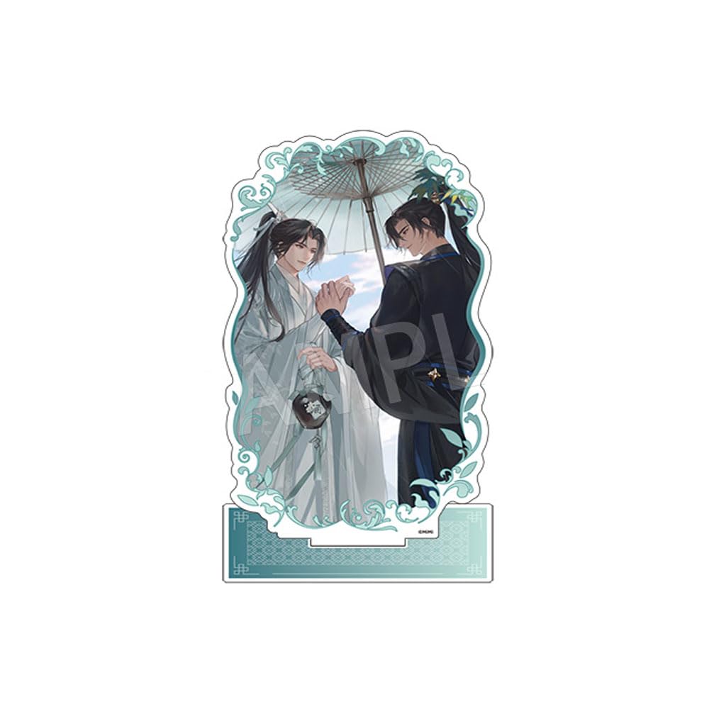 Niha and His White Cat Master Pair Acrylic Stand