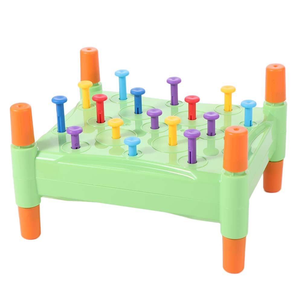 Simulation Toddler Hammer Nails Toys Montessori Nail Screw Games  Preschool Kids Boys