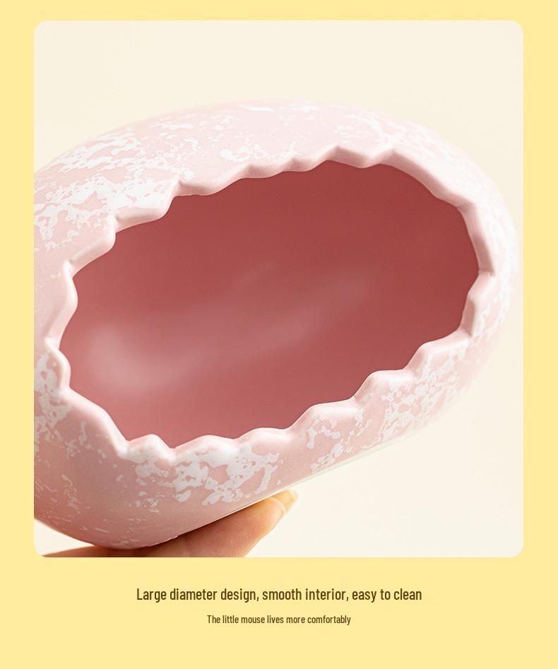 Ceramic Hamster Hideout: Cooling Nest for Small Pets