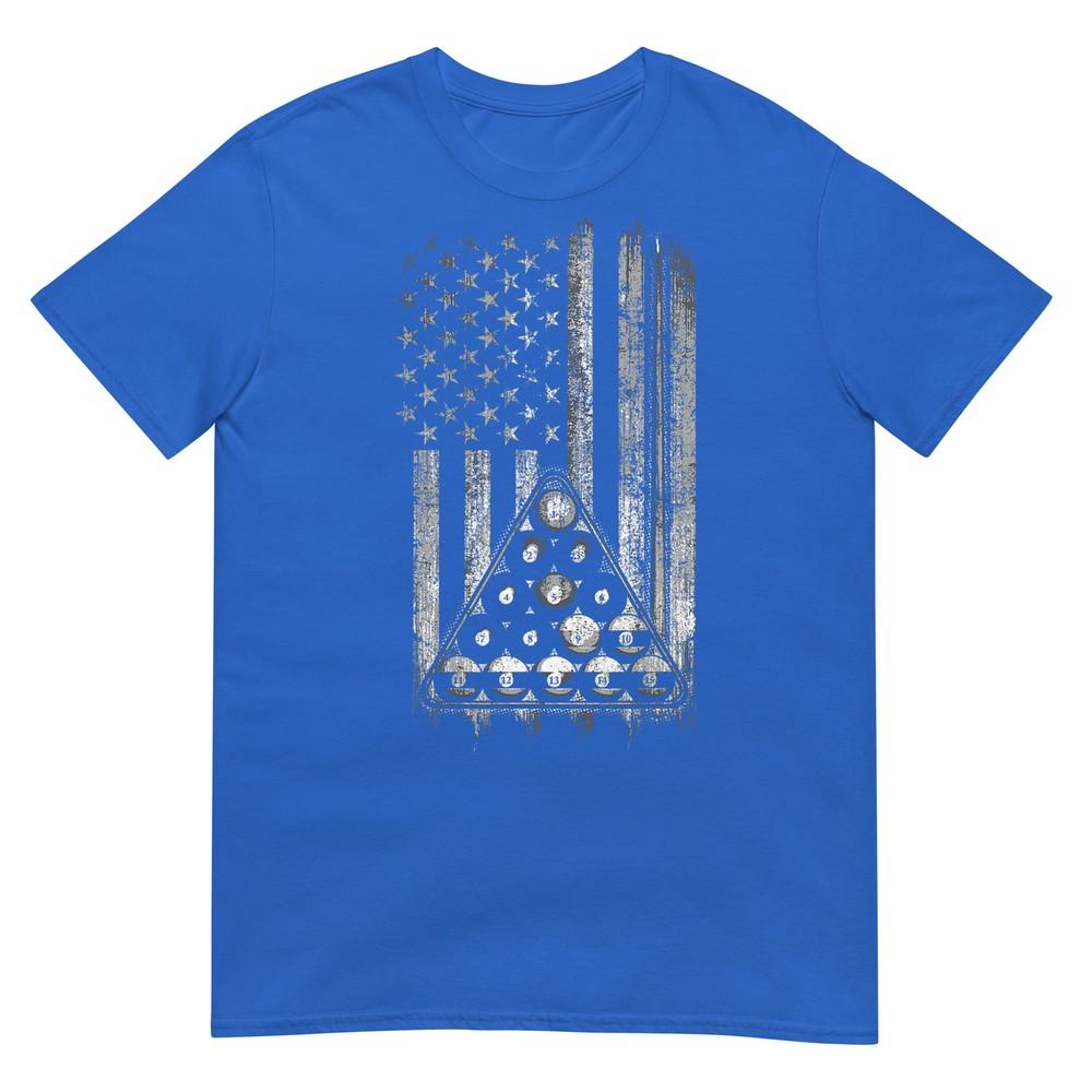 Pool Player TShirt American Flag TShirt