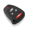 Etui na klucze silikonowe do Chrysler Voyager Pacifica 300c PT Cruiser Dodge Caliber Avenger Jeep Grand Cherokee Compass Patriot