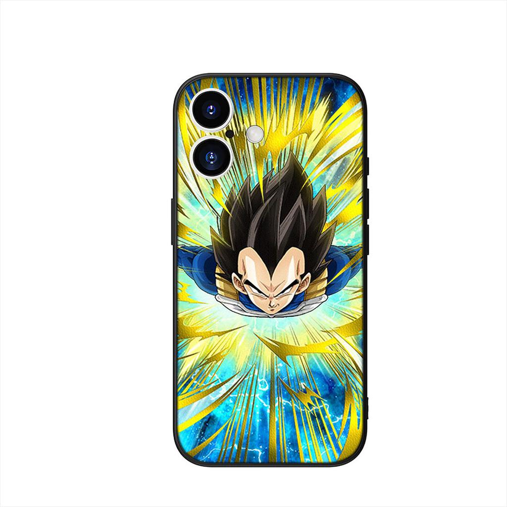 Son Gokus Dragon Vegeta Balls Phone Cover Case for Apple iPhone 16 15 14 Plus 13 12 Mini 17 Pro Max + 16E Air 16+ ProMax Casing