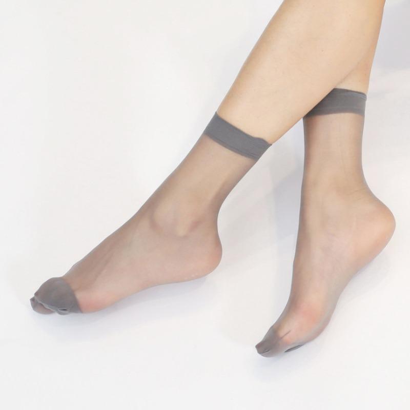 Calzini in Nylon Trasparenti Ultra Sottili da Donna Estivi Invisibili Calzini Corti Trasparenti Elastici Traspiranti Leggeri Calzini Primaverili
